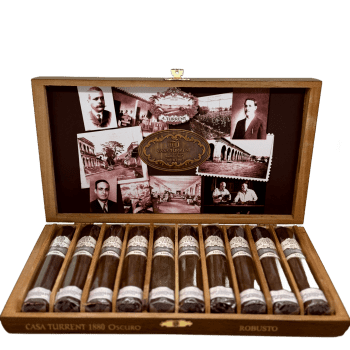 Casa Turrent 1880 Robusto Oscuro | Caja de 10 puros