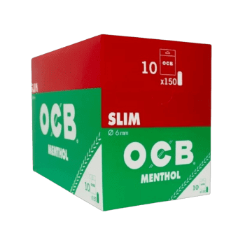 OCB Filter Slim Menthol X150 PACK X1O Unidades