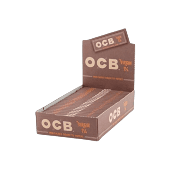 OCB Virgin Paper 1¼ p X50 Papeles CAJA X25 Unidades