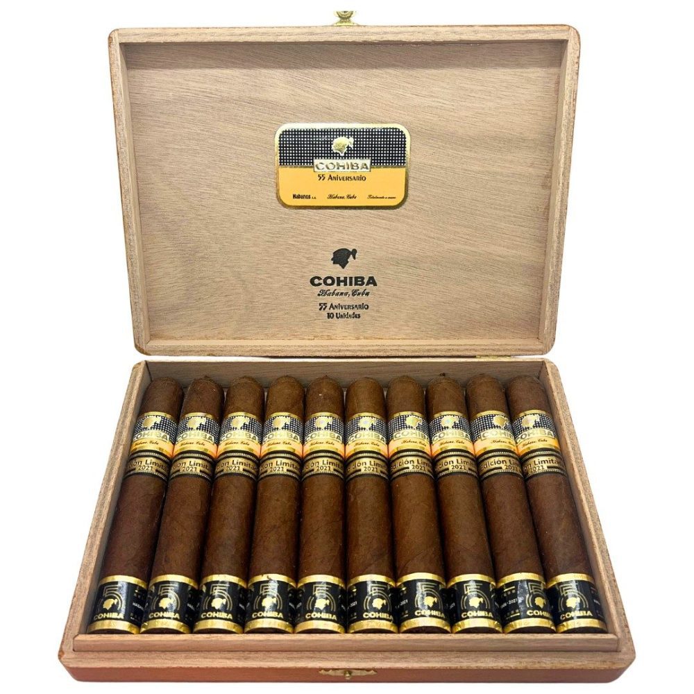 Cohiba 55 Aniversario Edición Limitada 2021 | Caja de 10 habanos