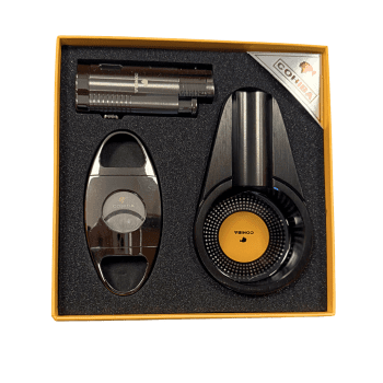 Cohiba Cigar Set 50ANIVERSARIO - Black/Yellow