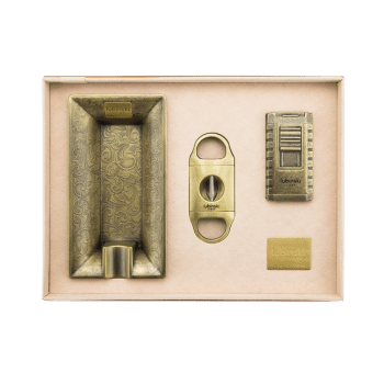 Set para Cigarros Lubinski Vintage Dorado